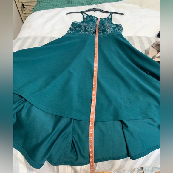 Embellished Green Dress - Picture 7 of 8